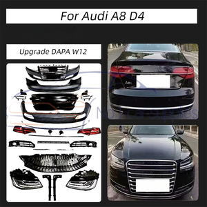 Kit carrosserie <span class=keywords><strong>Dapa</strong></span> W12 pour Audi A8 D4 2011-2014, pare-chocs avant et arrière, feux auto - Product Image 2