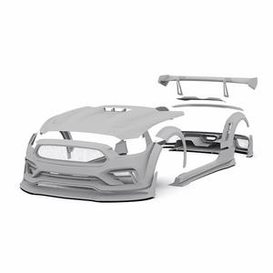 Kit de Carrocería RB V3 para <span class=keywords><strong>Mustang</strong></span> <span class=keywords><strong>2015</strong></span>-2017, con Parachoques Delantero, Alerón Alto, Difusor Trasero, Faldones Laterales, Extensiones de Guardabarros - Product Image 1