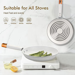 Sartén de Acero al Carbono con Revestimiento Antiadherente de Granito, Sartén para Bistec de Hierro, Apta para Inducción, Sartenes de Hierro - Product Image 3