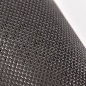 3k 200g 240g 1500 siyah dimi düz örgü karbon fiber kumaş