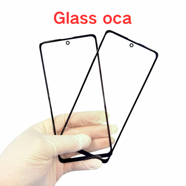 Factory Wholesale Glass with OCA Original Quality Front Outer Screen Glass OCA for Samsung A04 A04E A05 A05S A12 A23 A15 A16 A17