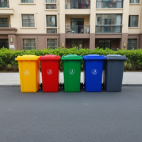 Conteneur à déchets en plastique d'usine, poubelle, bac à ordures, bac à déchets transparent, bac de recyclage