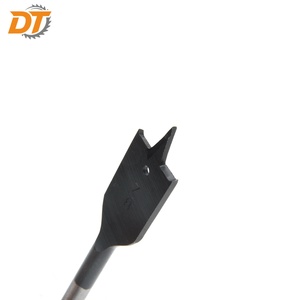 מקדח שפיץ משושה להחלפה מהירה <span class=keywords><strong>1</strong></span>/4 אינץ' מפלדת פחמן גבוהה DT, מקדח עץ בעל 3 נקודות שחורים, באריזת בליסטר - Product Image 4