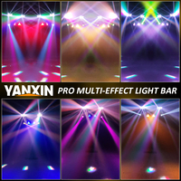 Sistema de Iluminación LED de Alta Luminosidad con Cabezal Móvil, Control RGBW y DMX512 para DJ, Bares, Discotecas y Actuaciones en Vivo