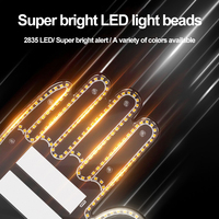 Lampe LED de signalisation amusante pour vitre arrière de voiture, avec commande à distance, motif gestuel de main/pouce, pour décoration intérieure de voiture