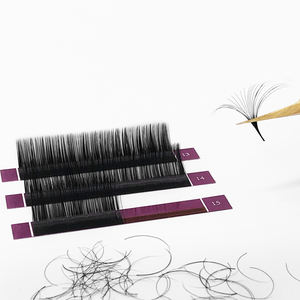 Eigenmarke Samte-Wimpernverlängerungs-Zubehör Großhandel J B C CC D DD L Wellen-Wimpernverlängerung mit individualisierter Wimpernverpackungsbox - Product Image 2