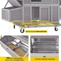 Fournisseur Poulailler Extérieur Poulailler Volaille Cage Grande Poule en Bois Imperméable Maison avec Grand Nichoir Chien Maison