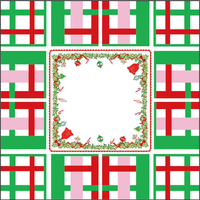Premium Rosa Mahjong-Blöcke, Weihnachtsbaum-Lebkuchenmann-Muster Kreatives Tischspiel-Zubehör