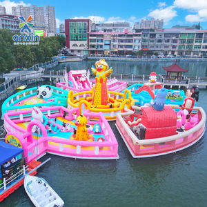 Parc aquatique gonflable géant 2026, équipement de jeu aquatique flottant pour plage et lac, conception personnalisée disponible - Product Image 1