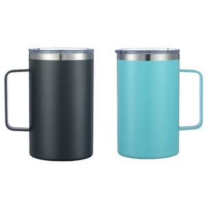 Mug isotherme minimaliste en acier inoxydable 304 de 24 oz, écologique, pour bière/vin/café, avec isolation thermique de 6 à 12 heures, pour la maison et les voyages - Product Image 2