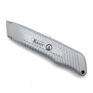 Couteau utilitaire rétractable couteau de toiture robuste lame coupeur de boîte de verrouillage pour usage industriel de bureau <span class=keywords><strong>à</strong></span> domicile - Product Image 4