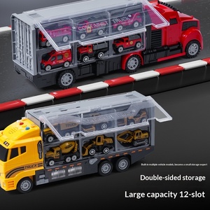 Camión <span class=keywords><strong>de</strong></span> Ingeniería <span class=keywords><strong>de</strong></span> Aleación Educativo para Niños, Modelo <span class=keywords><strong>de</strong></span> Juguete <span class=keywords><strong>de</strong></span> Simulación con Gran Contenedor <span class=keywords><strong>de</strong></span> Almacenamiento, Control por Cable, Embalaje en Caja <span class=keywords><strong>de</strong></span> Color - Product Image 2