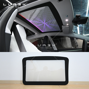 Accessoires d'intérieur Lursk Pare-soleil électrique à commande vocale Toit en verre électrique Toit ciel étoilé personnalisable <span class=keywords><strong>Tesla</strong></span> <span class=keywords><strong>Model</strong></span> <span class=keywords><strong>3</strong></span>/Y - Product Image 2