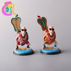 Anime draghi palla tartaruga fata viola vestiti arancioni vendita 14cm maestro Roshi fata Anime Action Figure