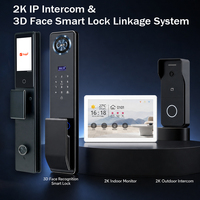 Sistema de Videoportero IP Hiwink 2K para Viviendas con Cerradura Inteligente 3D Face ID, Control Remoto Tuya, Seguridad IP65 y Control de Acceso