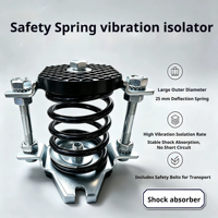 Isolateur de vibrations à ressort résistant à la corrosion série ALJ-16, amortisseur de chocs à ressort industriel pour équipement électrique