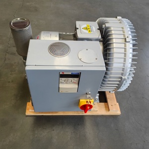 Triphasé 220V/380V/415V 7.5kw anneau d'air pompe à vide pompe de ventilateur canal latéral ventilateurs convertisseur de fréquence - Product Image 4