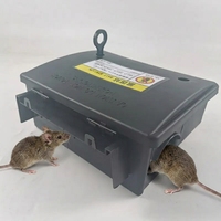 Piège à rats vivants sans cruauté, boîte de contrôle des rongeurs multi-captures pour taupes et souris