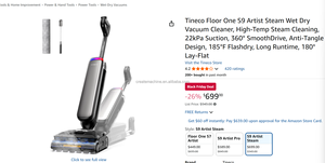 Aspirateur <span class=keywords><strong>vapeur</strong></span> humide et sec Tinecos Floor One S9 Artist, nettoyage à la <span class=keywords><strong>vapeur</strong></span> haute température, 360° °   Conception anti-emmêlement SmoothDrive - Product Image 5