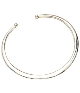 Collier rond Hasli plaqué argent fait main tendance pour femme, bijoux ethniques de mariée, collier statement, cadeau pour mariage ou fête - Product Image 1