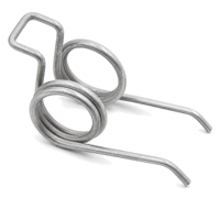 Ressort hélicoïdal double torsion en acier à ressorts sur mesure, finition revêtement Dacromet, pour pédale de frein et mécanisme de retour d'embrayage