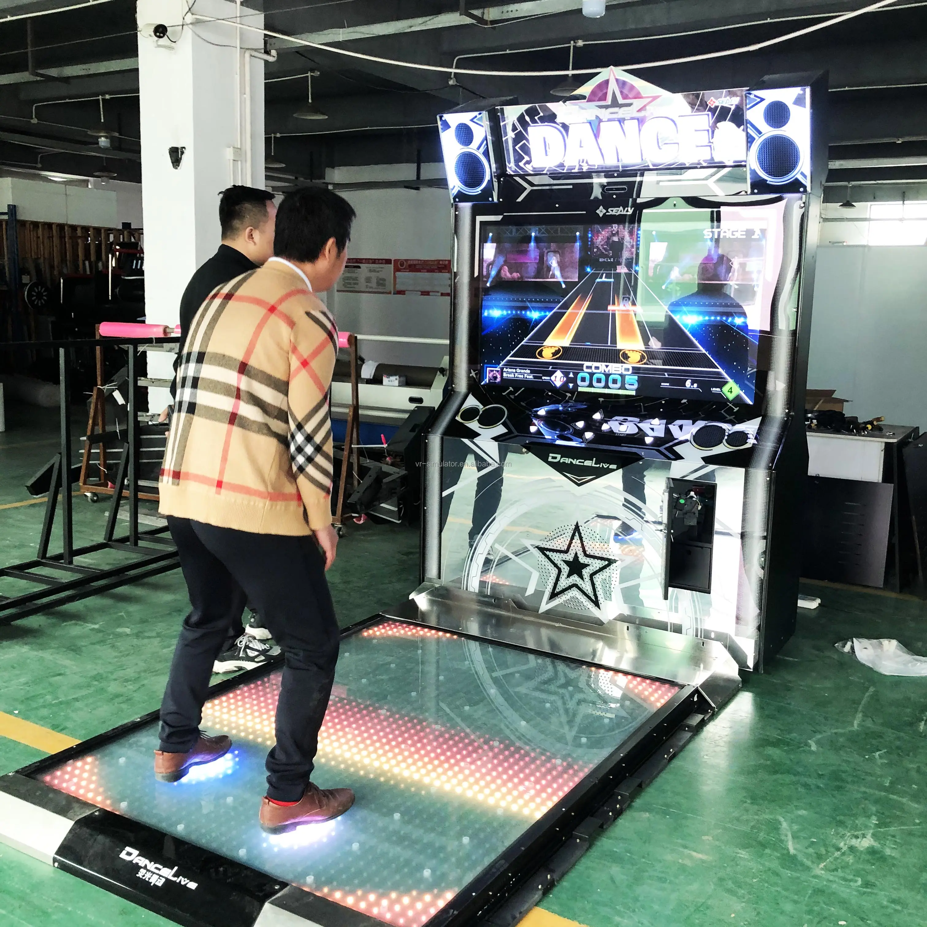 Kleine Zakelijke Ideeën Muntautomaat Dubbele Spelers Arcade Dansen Game Machine Muziek Gaming Machine