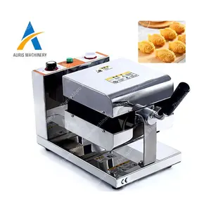 Multi Molds fish shaped waffle maker walnut cake making machine