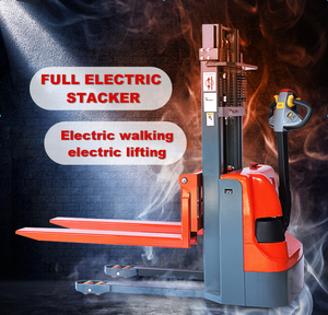 Carretilla elevadora eléctrica alta calidad 1000kg 1 tonelada 2200BL plataforma carretilla elevadora apilador eléctrico completo - Product Image 2