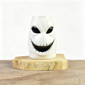 Pesadilla antes de Navidad Oogie Boogie Tiki Mug Spooky Cerámica de inspiración vintage para vino y cócteles tropicales Uso en fiestas - Product Image 1