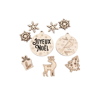 Kit d'art créatif en bois de tilleul pour la peinture DIY - Idéal pour les cadeaux de Noël et la décoration intérieure