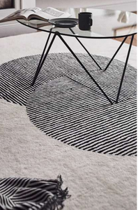 Modern Geometric Design <b>Hand</b>-Tufted Wool Rug Eco-Friendly Premium Carpet for Living Room Bedroom Lounge Hotel Office Stylish - Product Image 2
