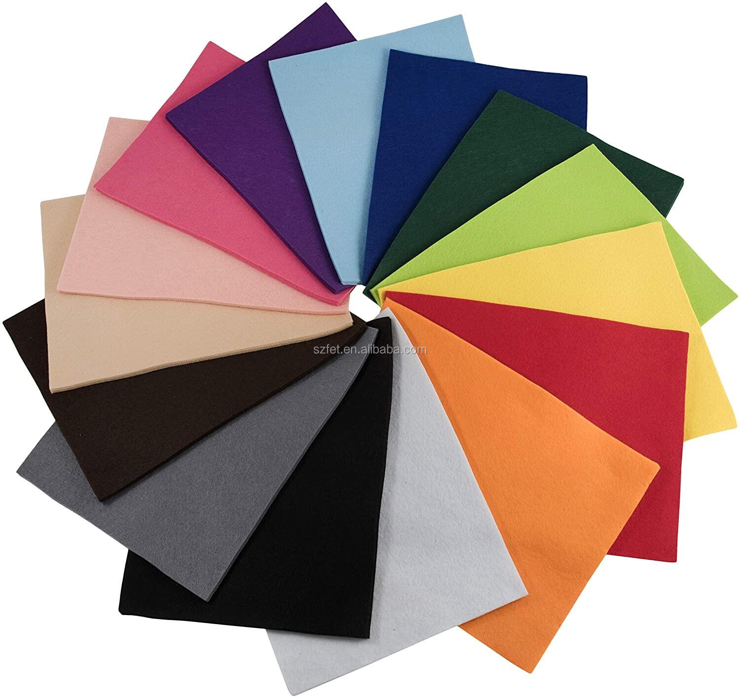 Многоцветная войлочная иглопробивная Нетканая ткань 20*30 см лист с 160 г войлочные крафтовые листы