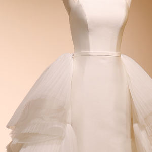 Nouvelle Robe de <span class=keywords><strong>Mariée</strong></span> Haut de Gamme 2026 Personnalisée, Sans Bretelles, Dos Nu, en Dentelle, avec Jupe Amovible en Tulle, <span class=keywords><strong>Grande</strong></span> <span class=keywords><strong>Taille</strong></span>, Double Usage Mère de la <span class=keywords><strong>Mariée</strong></span>/<span class=keywords><strong>Mariée</strong></span> - Product Image 4