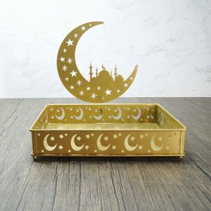 Arabic Festival Lent Stars Moon Tray <b>Cake</b> Snack Fruit Tray Home Crafts <b>Decoration</b> - Product Image 4