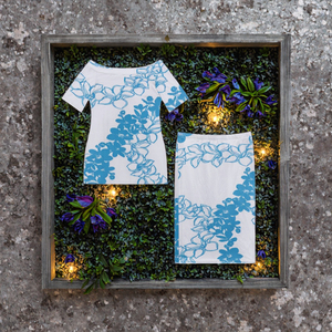 Ensemble de robes de soirée deux pièces sur mesure pour femmes, inspiré des îles, de haute qualité, couleur unie, élégant, pour l'été - Product Image 3