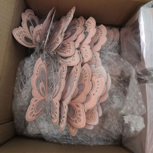 Biglietti d'invito fatti a mano a tema farfalla 3D rosa per baby shower e biglietti d'invito personalizzati per il primo compleanno del bambino - Product Image 6