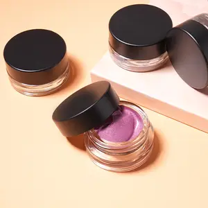 Wholesale Cosmetic High Pigmented Shimmer Make Up Eye Shadow Best Quality Natural Waterproof Creamy Jelly Eyeshadow