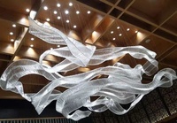 C253 Éclairage moderne Lustre personnalisé pour mariage Hall d'hôtel Lustres en cristal Lampes suspendues design moderne