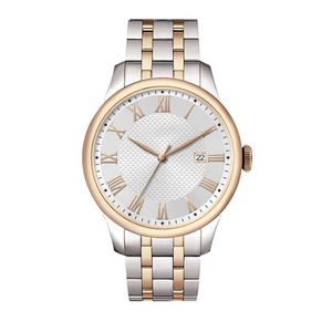 Montre Classique Homme 2025 en Acier Inoxydable à Quartz avec Bracelet en Cuir, Cadran en Verre Saphir, Logo de Marque Personnalisé - Luxe et Tendance - Product Image 6