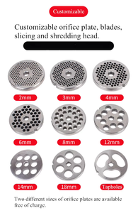 Máquina Embutidora de Salchichas de Acero Inoxidable, Picadora de Carne de Pescado, Vegetales y Otros Alimentos, Equipo de Molienda y Picado - Product Image 5