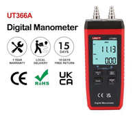 UNI-T UT366A Digital Manometer Differential Pressure Gauge 15kPa High Accuracy for HVAC