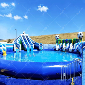 Parc aquatique gonflable d'extérieur, terrain chinois, usine chinoise, prix bon marché - Product Image 1
