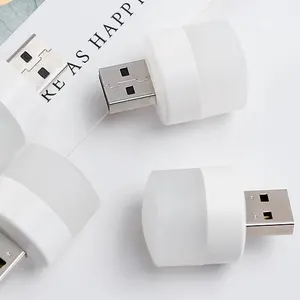 Tragbarer Haushalt 5v USB-Zubehör LED Baby Nachtlicht Desktop Nacht birne Weißes Licht