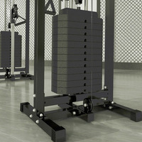 Smith Fitness Station Cable Crossover Pull up Bar multifunción Crossover ajustable gimnasio Fitness equipo máquina