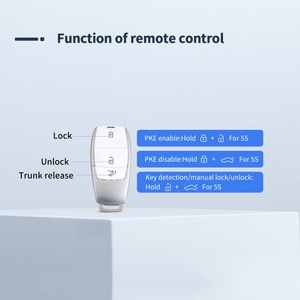 Kit de clé intelligente EASYGUARD PKE, système d'entrée sans clé passif compatible avec BENZ FBS4 avec bouton de démarrage OEM (2020+) et accès confortable - Product Image 2