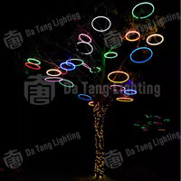LED-Baumringlichter für Innen- und Außenbereiche mit IP65-Schutzklasse und sanftem Halo-Effekt für beeindruckende Nachtumgebungen in der öffentlichen Landschaftsgestaltung
