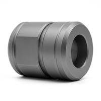 Pièces usinées CNC en aluminium 6061 gris mat anodisé sur mesure pour le matériel interne des boîtiers d'ordinateur et les supports de montage SSD