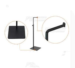 Soporte de exhibición de bolso de 7 tipos ajustable de metal negro - Product Image 2