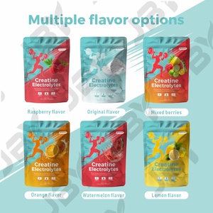 Poudre d'<span class=keywords><strong>électrolyte</strong></span>s naturels JBY OEM pour l'hydratation, sans sucre, avec potassium, sodium, magnésium et créatine, en sachets. - Product Image 5
