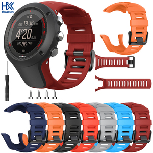 Convient aux montres fonctionnelles d'extérieur <span class=keywords><strong>Suunto</strong></span> <span class=keywords><strong>Ambit</strong></span> 1 2 3 générations avec bracelet en silicone - Product Image 1